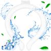 Охлаждающее кольцо Vaculim Ледяное кольцо для шеи Ниже Многоразовое Охлаждающее Охлаждение шеи Тепловой удар Унисекс - Без батареек, Самоохлаждающееся 28°C, Долговечное, Кольцо,