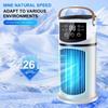 9 Speeds Mobile Air Conditioning 8H Timer Water Cooling Fan Spray Cooler Air Cooler  Desktop Use