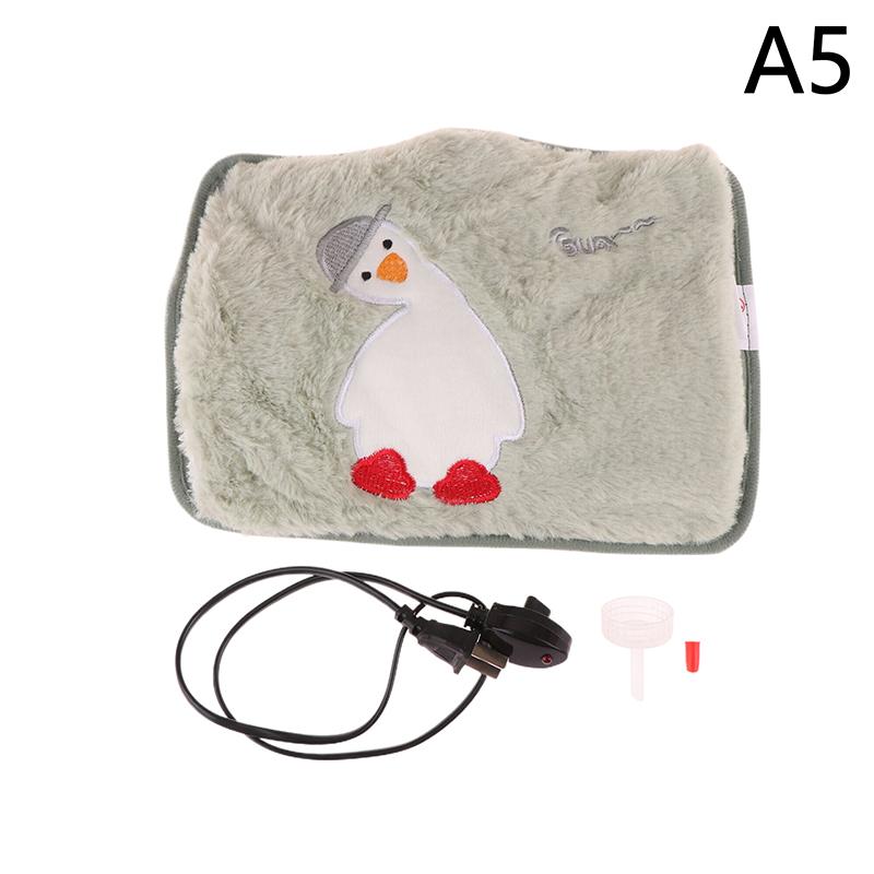 Многоразовая электрическая грелка для горячей воды Мягкая зимняя грелка для рук Бутылка для горячей воды Перезаряжаемый теплый карман для рук Рождественский подарок