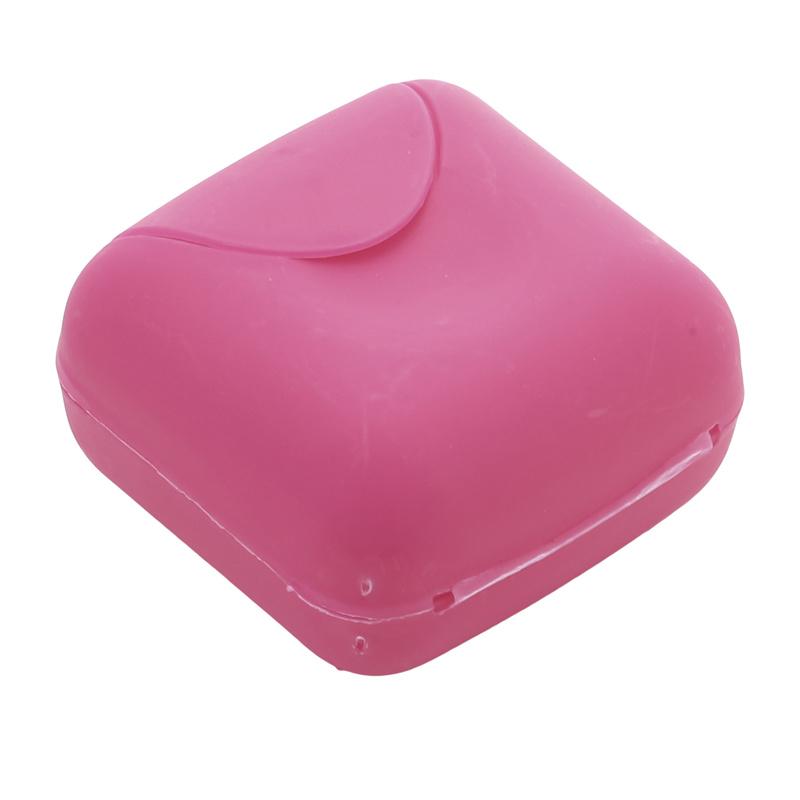Small/Large Sizes Portable Travel Soap Box With Cover Durable Plastic Soap Dish Holder Candy Colors Case For Bathroom