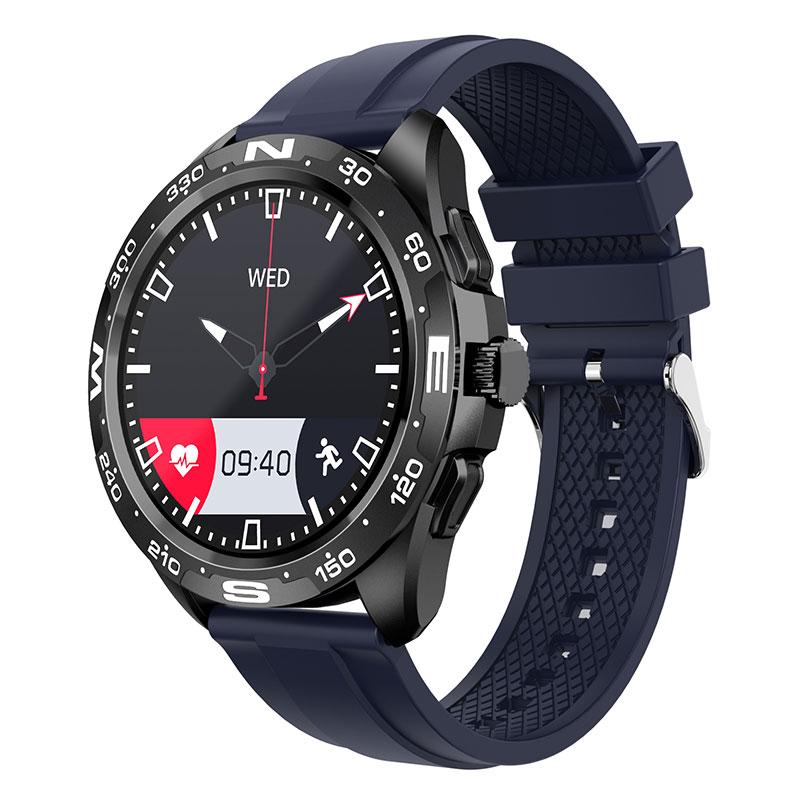 1,32 дюйма 360*360 пикселей Смарт-часы Мужские Звонки по Bluetooth Пользовательский циферблат Вращающийся безель Смарт-часы Водонепроницаемые Для Android Ios