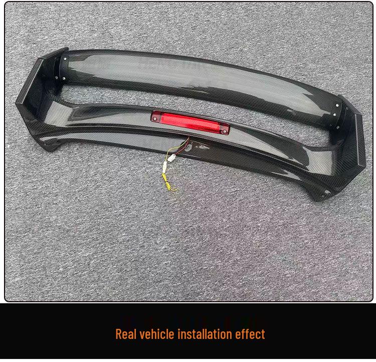 Carbon Fiber Dual-Layer Rear Spoiler for 2018-2023 Suzuki Swift ZC33S