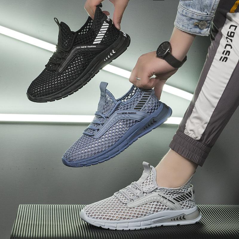 Men's Shoes Summer Breathable Mesh Casual Shoes 2024 New Trend Fashion Soft Sole Casual Men's Outdoor Sports Shoes
