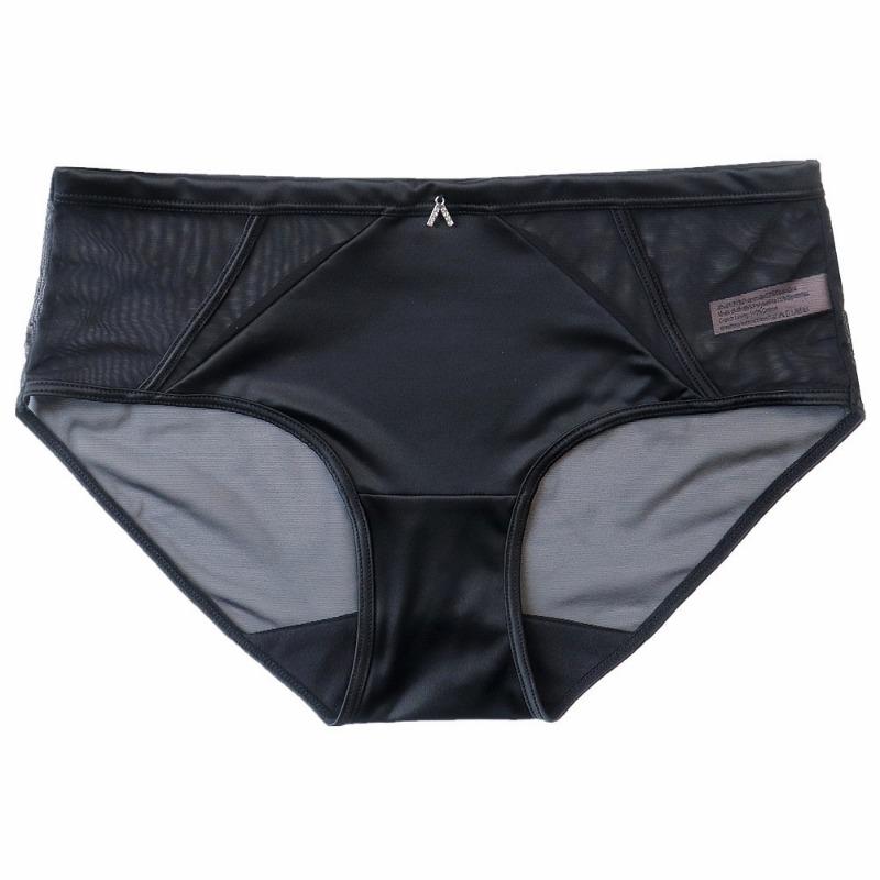 Oil Gloss Silk Sexy Mesh Underwear for Lingerie Women Low Waist Breathable Comfortable Women's Triangle Antibacterial Panties