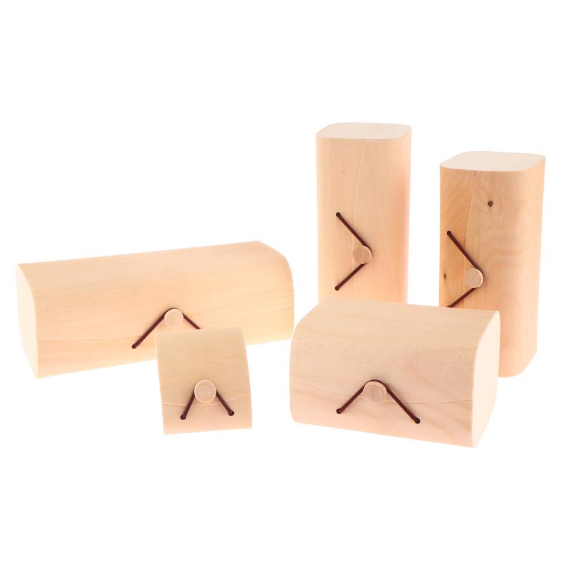 1 шт. деревянная коробка для хранения, простая деревянная коробка с крышкой, подарочные коробки, изогнутый подарочный упаковочный чехол для дома, товары для хранения, украшения, органические ювелирные изделия