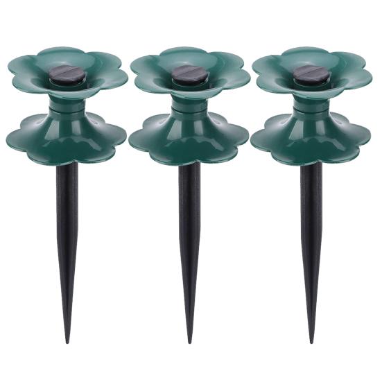 Направляющий штырь для шланга, направляющий колышек для газонного шланга с барабаном для водопроводной трубы Spin Top для полива патио в саду, предотвращающий попадание шланга в цветочные клумбы