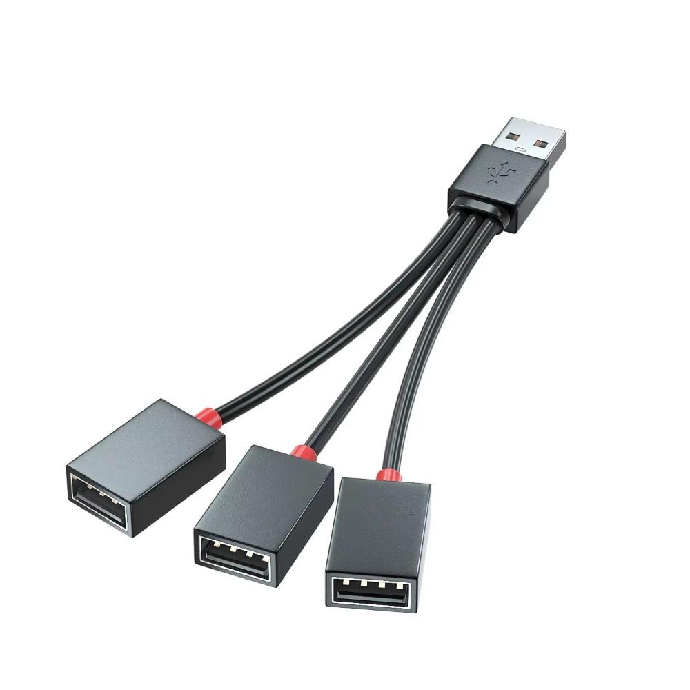 2025 2-в-1 USB-хаб 3-в-1 Type C Хаб USB-разветвитель Передача данных Многофункциональный адаптер Зарядный кабель