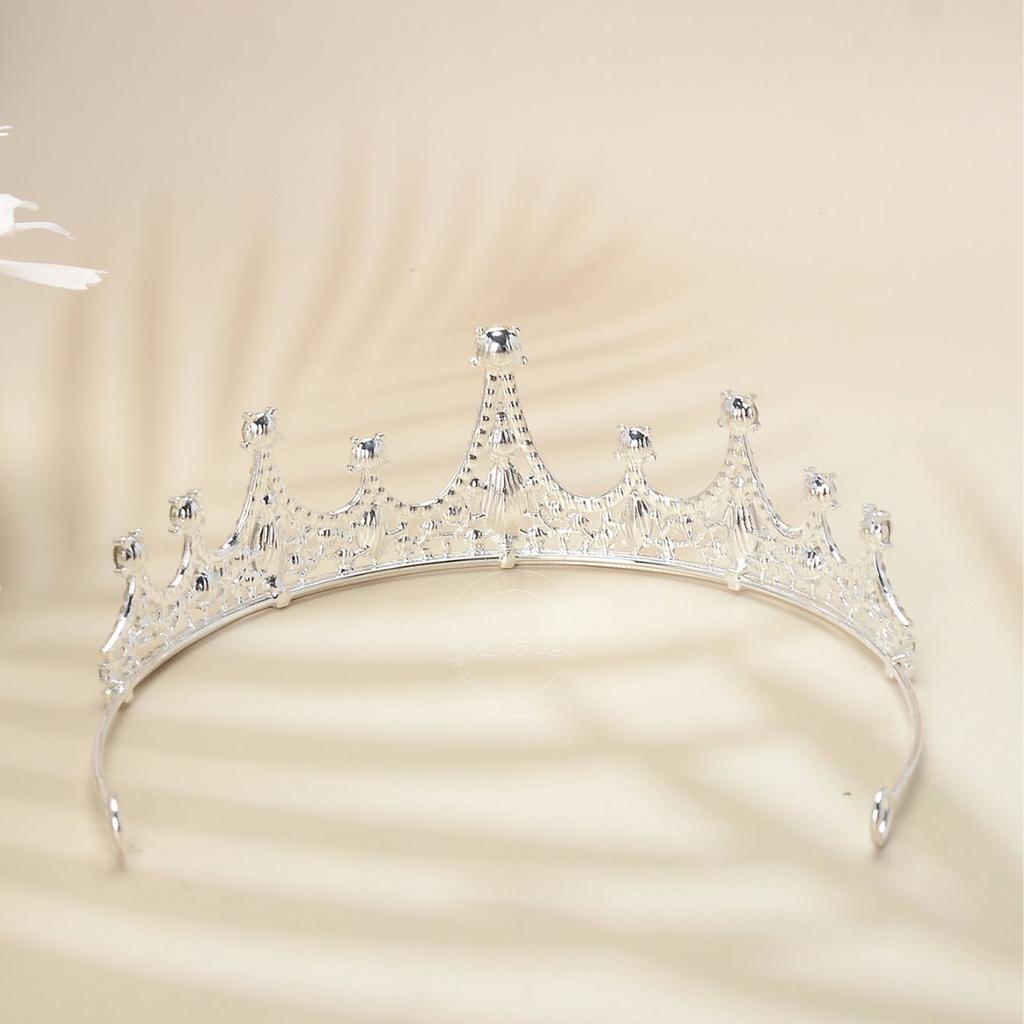 Новый свадебный венец в стиле барокко, высококачественный головной убор, аксессуары для волос, свадебные аксессуары для платья, ювелирные изделия, корона для волос