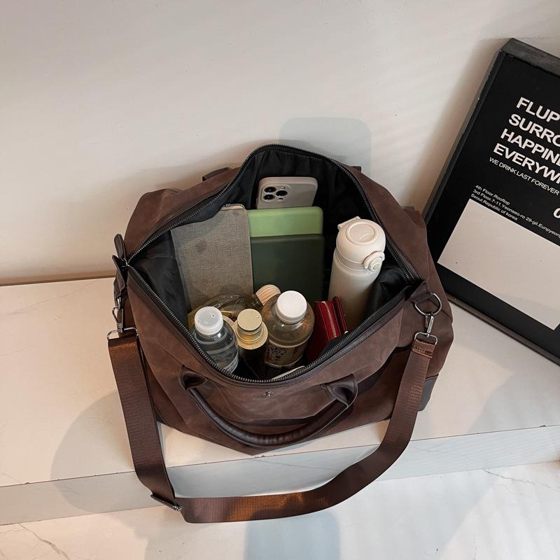 Короткая поездка большая сумка на плечо портативная большая вместимость для поездок на работу деловых поездок сумка для ручной клади дорожная сумка легкая спортивная сумка для фитнеса