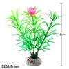 Fish Tank Decor: Artificial Aquatic Plants & Reptile Leaves