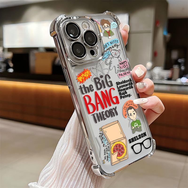 Popular TV series The Big Bang Theory Plating Phone Case For Samsung S26 S25 S24 S23 S22 S21 S20 FE Note20 Edge Plus Ultra 4G 5G
