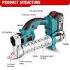 ONEVAN 10000PSL Бесщеточная электрическая машина для смазки Аккумуляторная Высокого давления Обслуживание автомобиля Смазочное масло Электроинструмент Для аккумулятора Makita Pin