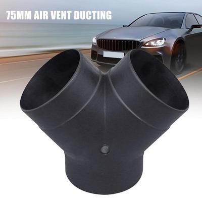 75 мм Пластиковый Воздуховод Y-образный Отвод Колено Труба Выход Выхлопной Соединитель Для Воздуха Для Дизелей Запчасти для Автономного Отопителя