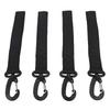 4PCS Kayak Paddle Straps Universal ?Fabric Fastener Tape? Boat Paddle Keepers with Buckles for Hard Inflatable Boat Paddle