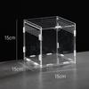 Anti-Escape Reptile Habitat Clear Spider Feeding Case Durable Lizard Breeding Box  for Chameleon