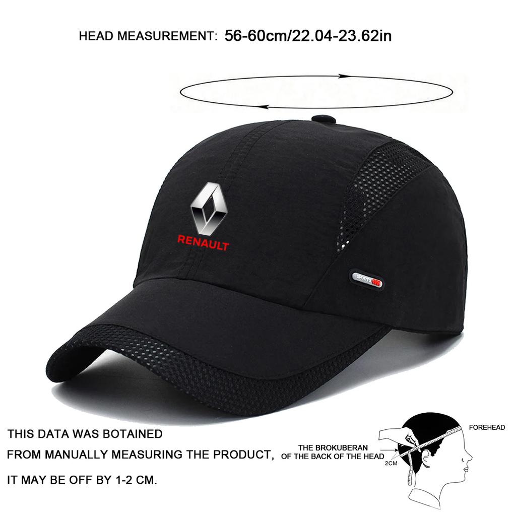 For Renault 2026 New Hub Caps Spring Summer Quick Drying Sports Cap Golf Outdoor Sun Hat Adjustable Unisex Baseball Cap For Rena