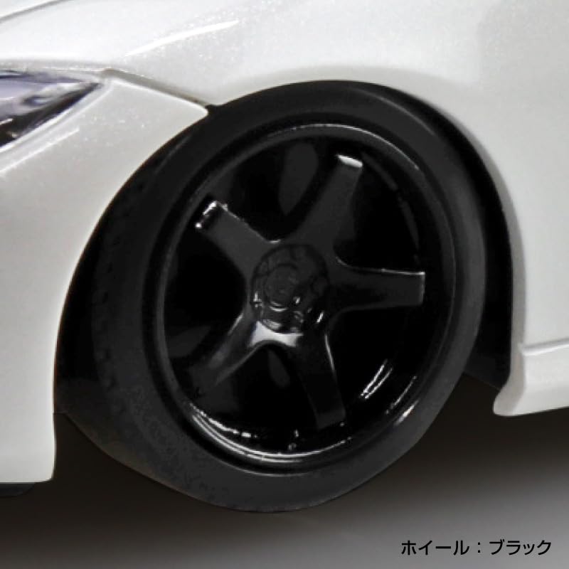 Aoshima Bunka Kyozai Scale Rakupla Snap Kit Nissan RZ34 Fairlady Z Custom Wheels Prism White Plastic Model Kit (AOSHIMA) 1/32 No. 17CU-PW Pre-Colored