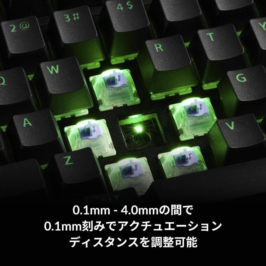 Gaming Keyboard ATK 75 Black L Magnetic Switch Rapid Trigger Compatible Tenkeyless Gasket Mount English Layout 75% Layout