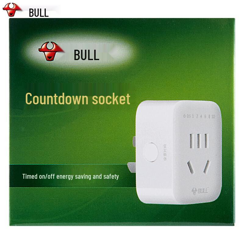BULL Wireless Countdown Timer Plug GND-5 CN plug (adapter included)