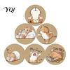 Heat Insulation Pads Wooden Cat Coasters, Decorative Resistant Table Mats, Non-slip Cup Coasters for Drinks Hot And Desk Protection Tableware