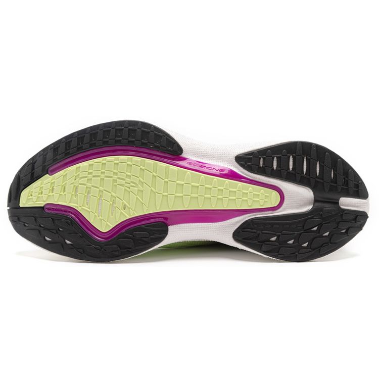 Anta Кроссовки для бега с низким верхом и технологией азота Mach 2.0, амортизация, нескользящие, износостойкие, мужские, белые, черные, зеленые 112235588S-5