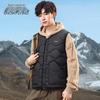 SNOWFLYING Men's Lightweight V-Neck Duck Down Vest