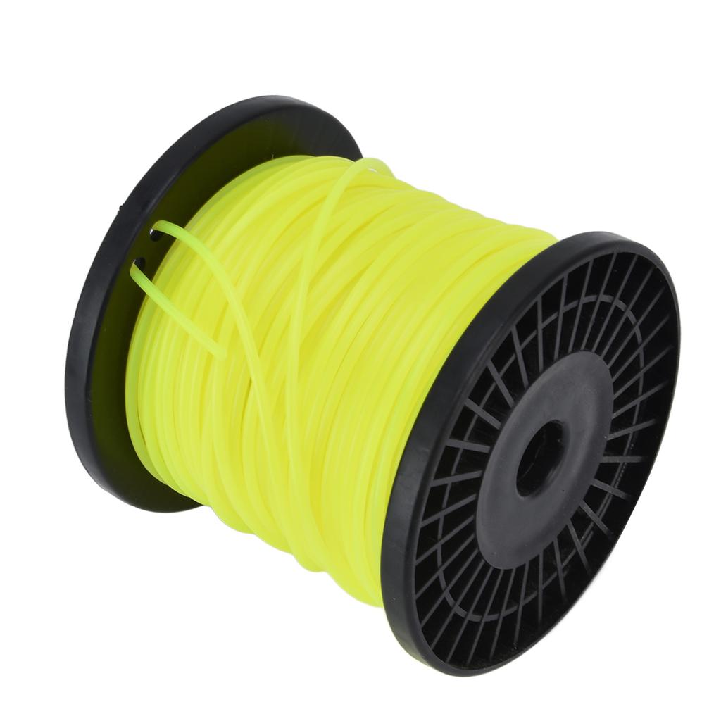 Триммерная леска 3,0 мм, круглая желтая триммерная леска, профессиональная леска для прополки растений для большинства газонокосилок