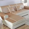 Summer Ice Silk Rattan Mat Sofa Cushion Simple Modern Breathable Non-Slip Summer Sofa Mat Cushion Cover Towel