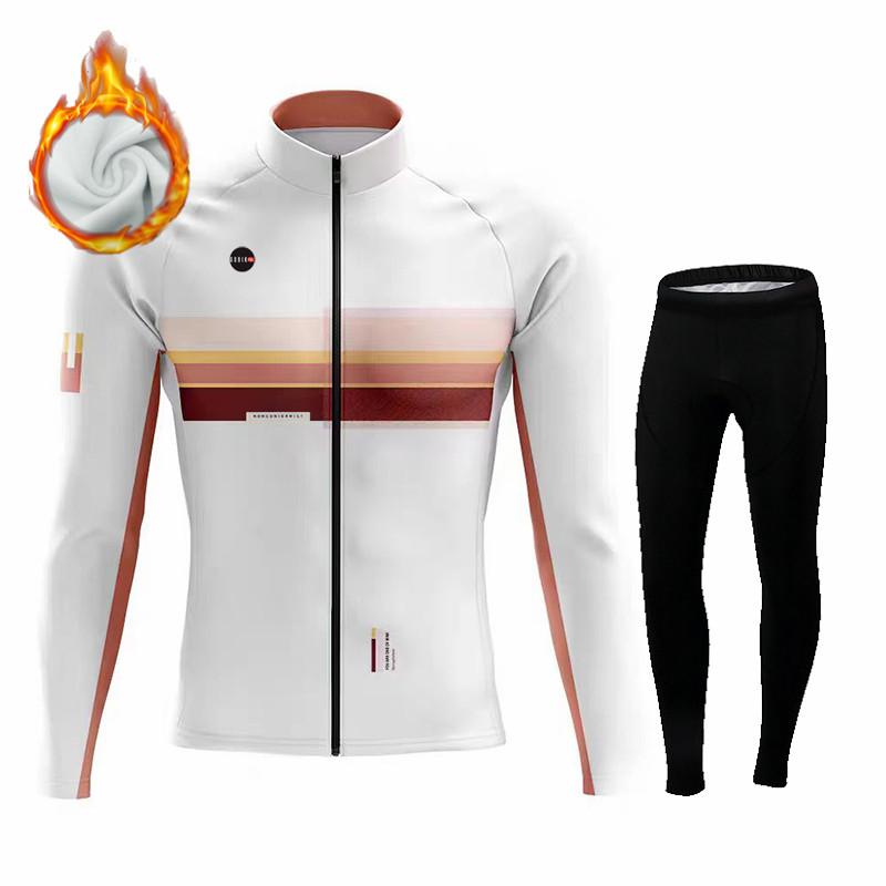 Комплект зимней велосипедной джерси Gobikful с термофлисом, велосипедная одежда, велосипедная одежда, костюм для катания на горном велосипеде