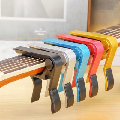 Гитарный каподастр для акустической и электрогитары, универсальный 6-струнный гитарный зажим, металлический каподастр для укулеле, бас-мандолины, банджо