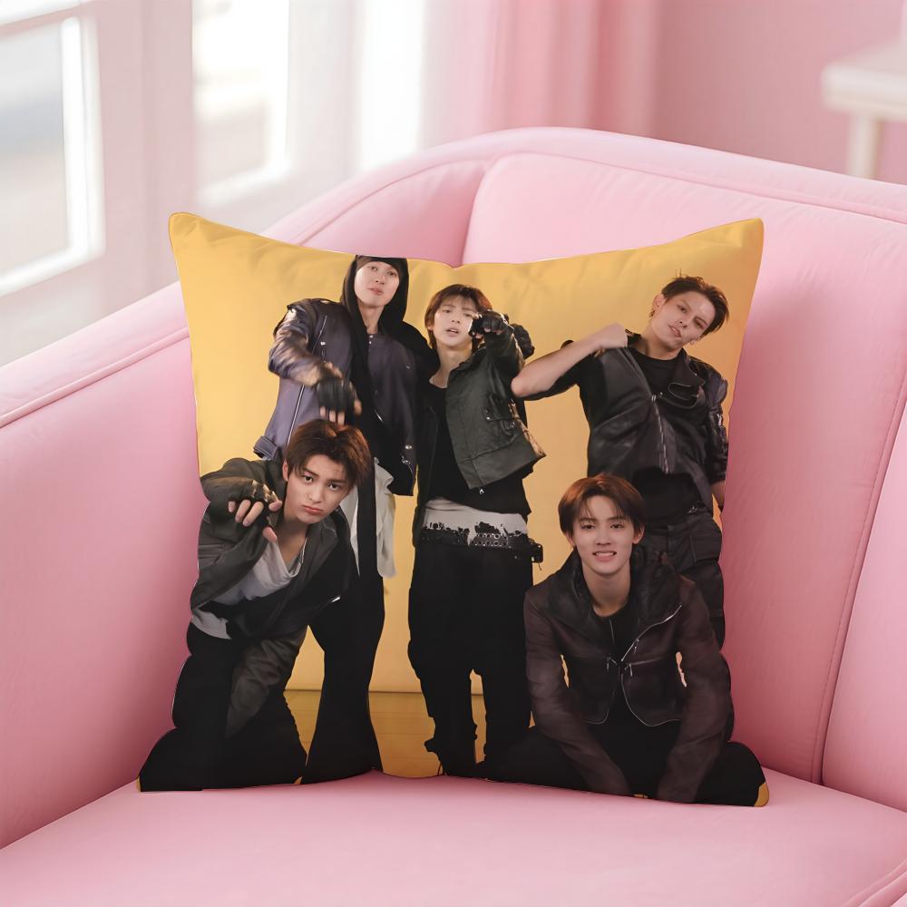 Korean Handsome Boy Group CCortis Cushion Cover Pillow Case Soft Skin Friendly Fabric Concealed Zipper
