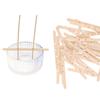 30pcs Wooden Wax Core Holder Soy Wax For Candles Aromatherapy Candle Making Tool Candle Making Supplies Wick Centering Device