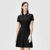 New FILA Golf Series Short Sleeved Dress Women's Pitch Black BK A11W525303F-BK