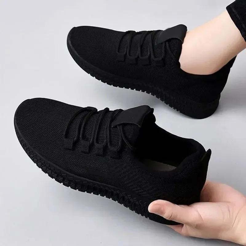 Women Casual Sport Shoes Light Sneakers Women's White Outdoor Breathable Mesh Black Running Shoes Athletic Jogging Tennis Shoes