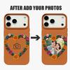 Customized Photo Phone Case For iPhone 17 Pro 16e 16 15 14 Pro Max 13 12 Pro 11 Air Love Heart Frame DIY Design TPU Back Cover