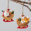 Christmas Tree Ornaments Cartoon Santa Claus Reindeer Ornaments Home Holiday Christmas Decorations Christmas Ornaments Gifts