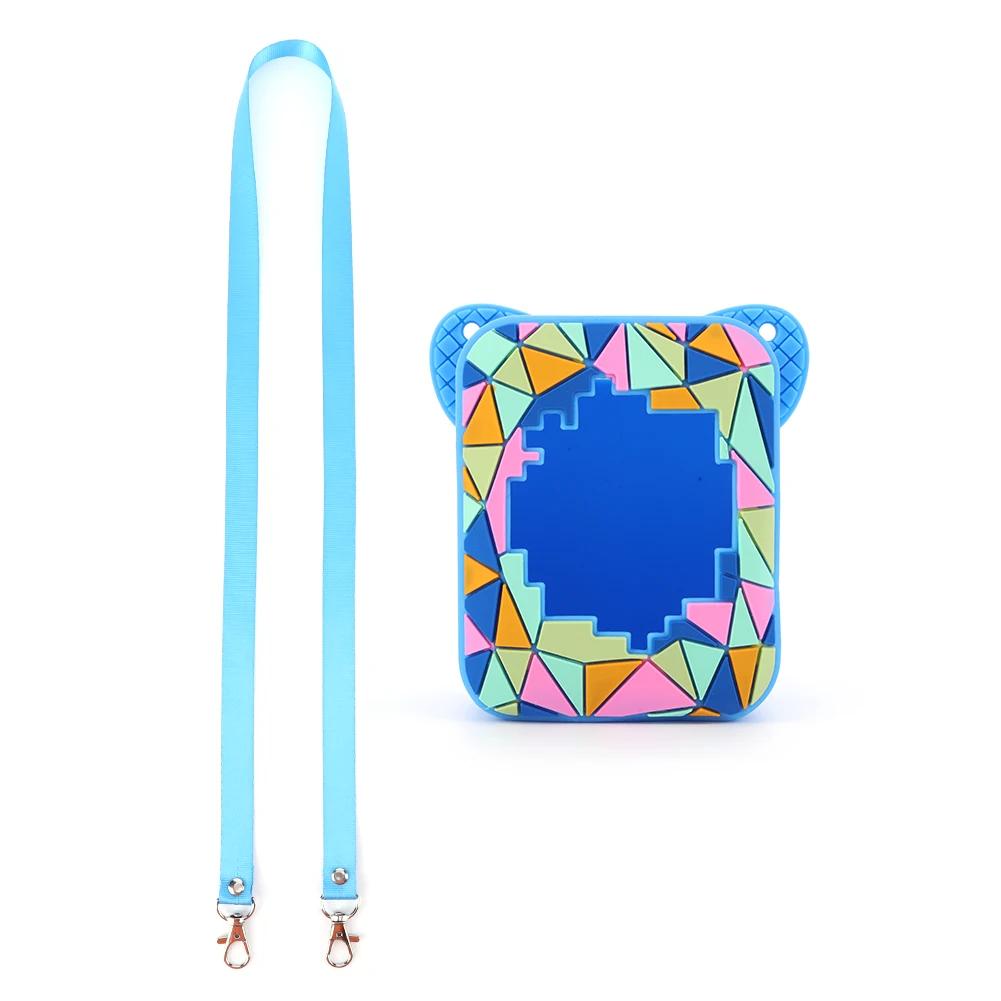 Silicone Case Washable Protective Cover with Lanyard Silicone Protective Case for Bitzee Magicals Interactive Toy Digital Pet