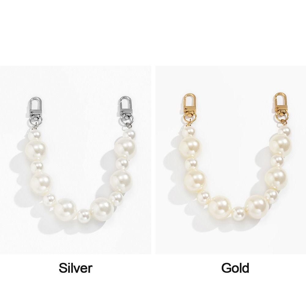 Металлические сменные ручки, имитация жемчуга, украшение для сумки, сумка на ремне, цепочка, ремень для сумки