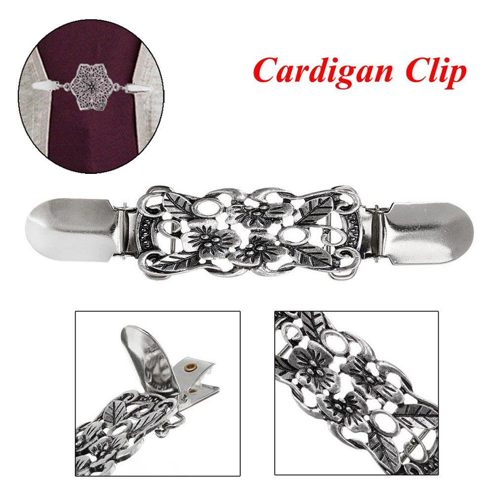 Шарм Подарок Новый Воротник Рубашки Зимний Свитер Блузка Зажим для Шали Брошь Зажим-Утка Застежки Зажим для Кардигана