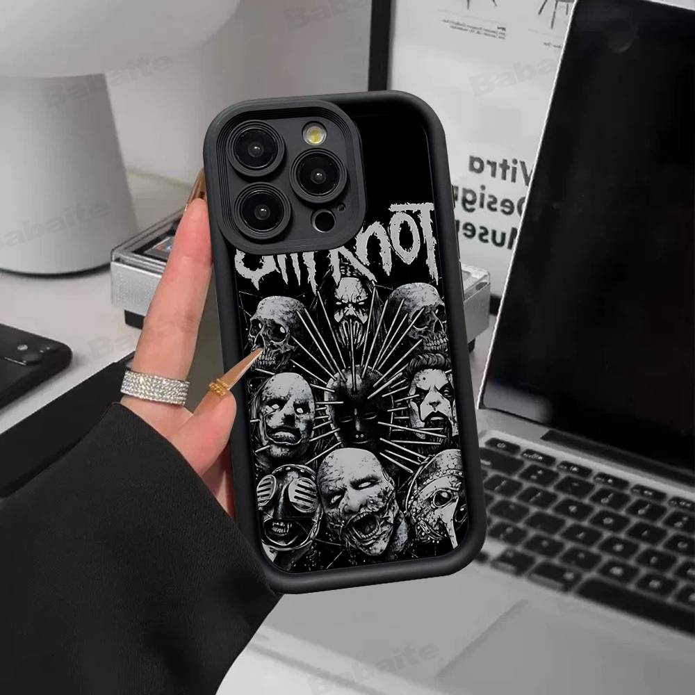 Чехол для телефона Band Cool-S-SlipknotS-S для IPhone 17 16 15 14 13 12 11 Pro Max Mini Plus Мягкая задняя крышка из ТПУ