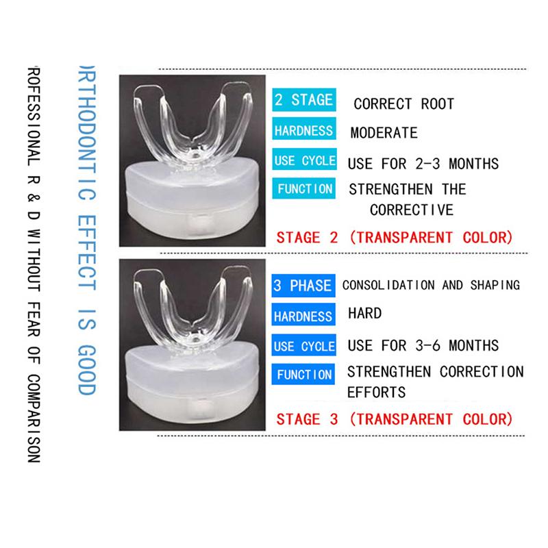 Dental Straightener Adult Fixed Silicone Braces Anti-Grinding Braces