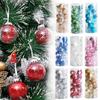 Christmas Hanging Ball Ornaments, 24pcs Colored Plastic Christmas Ornaments Ball For Xmas Party Holiday Wedding Decoration S3d3