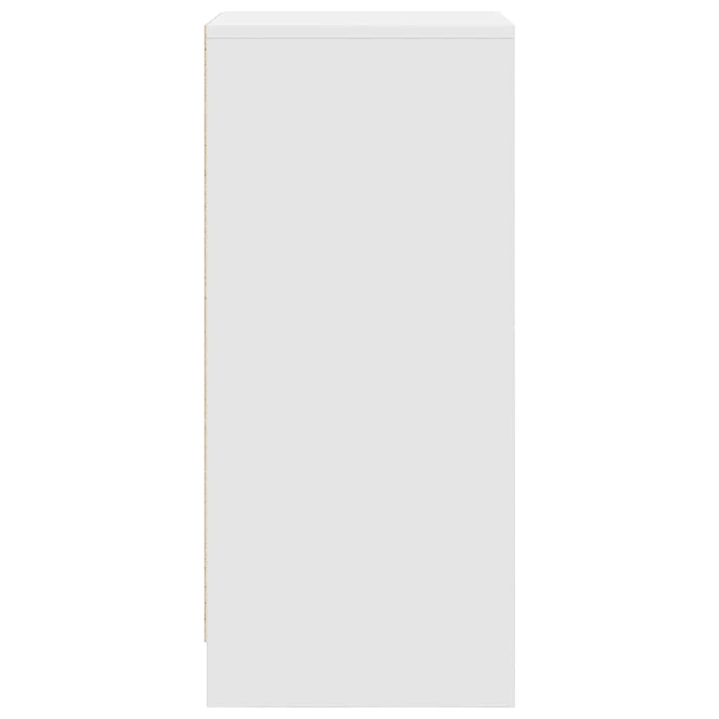 Shoe Cabinet White 29.5 x 34 x 76 cm Engineered Wood