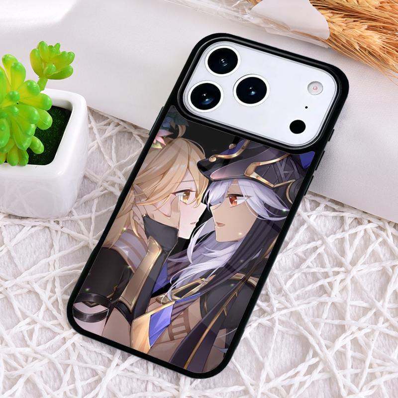 Genshin Impact Cyno Bumper Phone Case for iPhone 17 Air 16 15 11 12 14 13 Pro Max Shockproof Cover