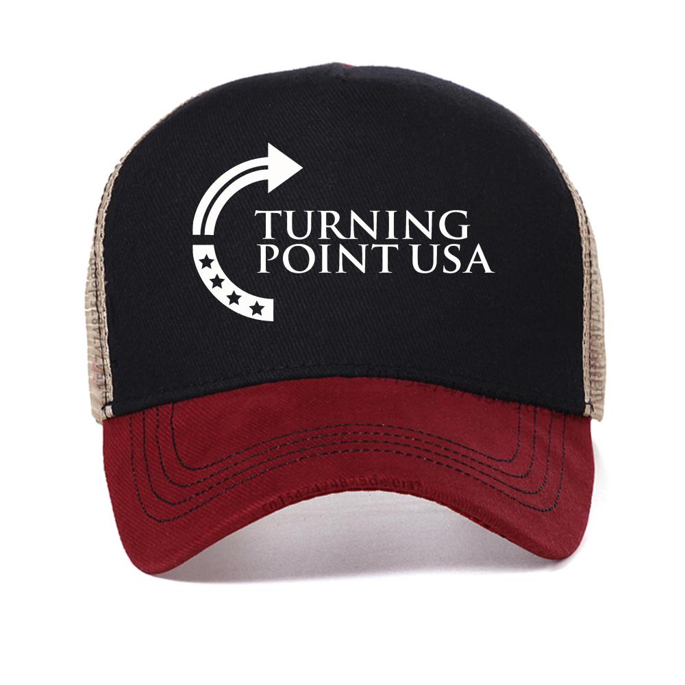 Turning Point USA Чарли Кирк бейсболка Мужская Женская Смешные кепки повседневные регулируемые сетчатые дышащие шляпы летние сетчатые Тракер