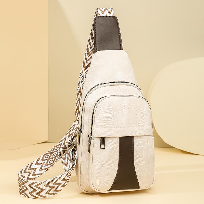 Women's Chest Bag Crossbody Bag Large Capacity Shoulder Bag Multi-Pocket Bag Mobile Phone Bag