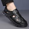Fashion Summer Classic Men Cozy Hollow Out Non-slip Shoes Soft Cool Lighted Breathable All-match Comfort Fashion Casual Leather Sandals