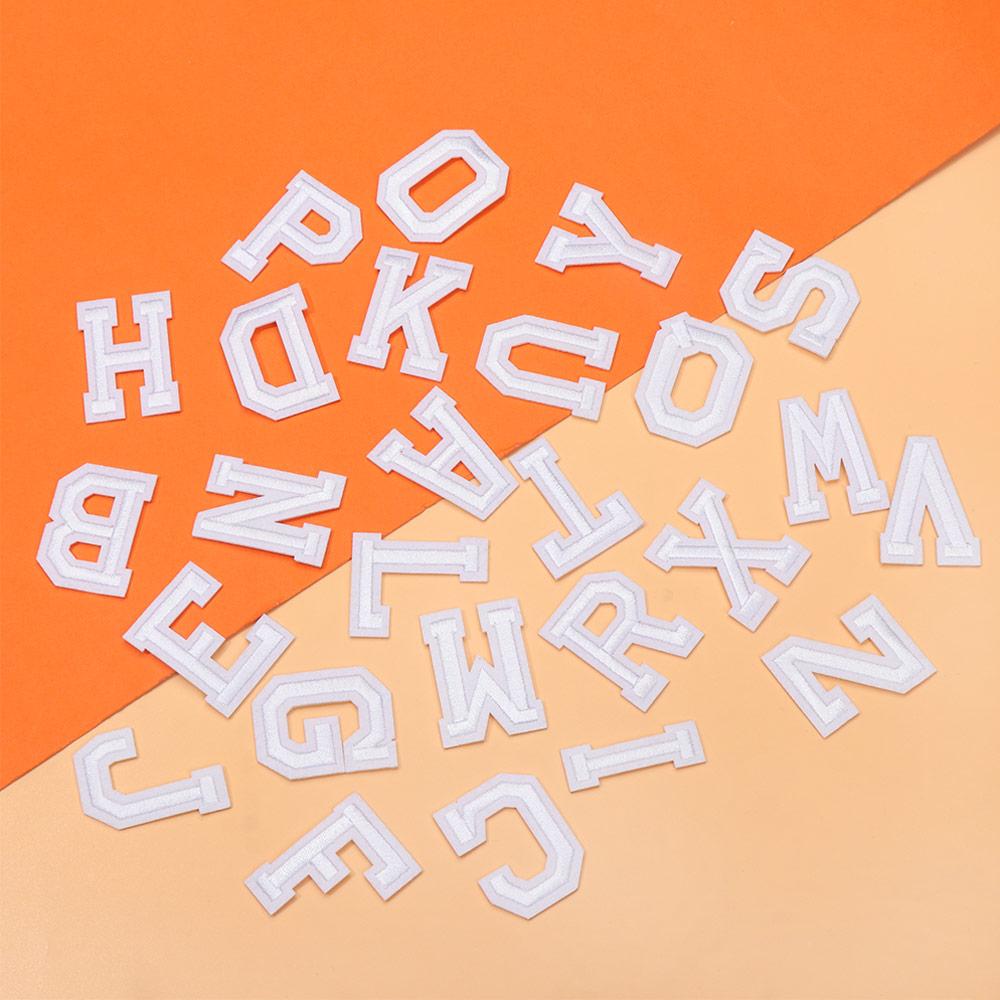 Mixed Embroidery Hat Badge Clothing Stickers Letters Patches Alphabet Patch Garment Applique