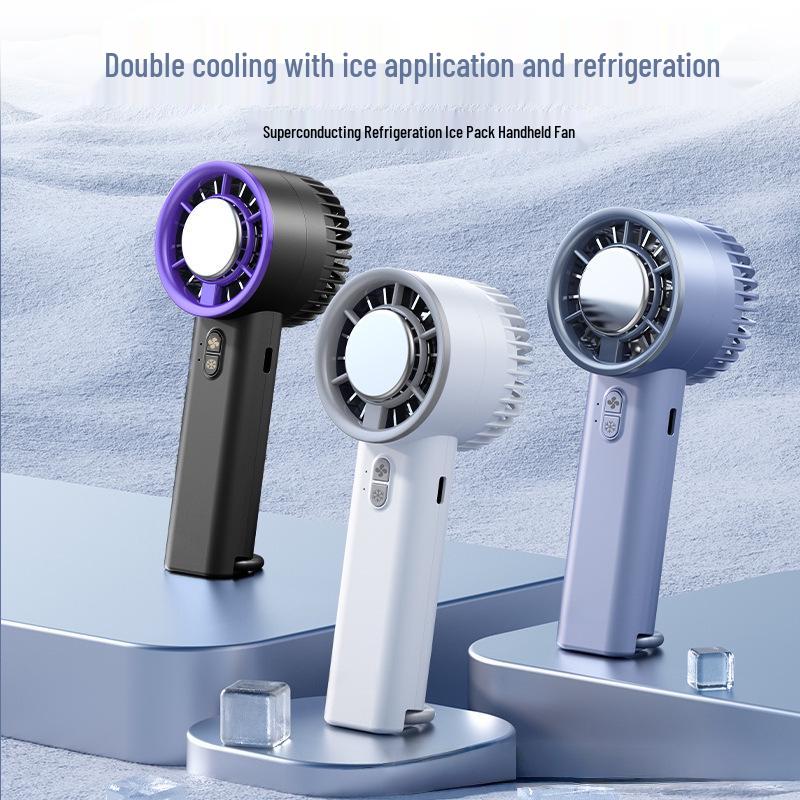 Mini USB Rechargeable Handheld Cooling Fan with Strong Wind Technology