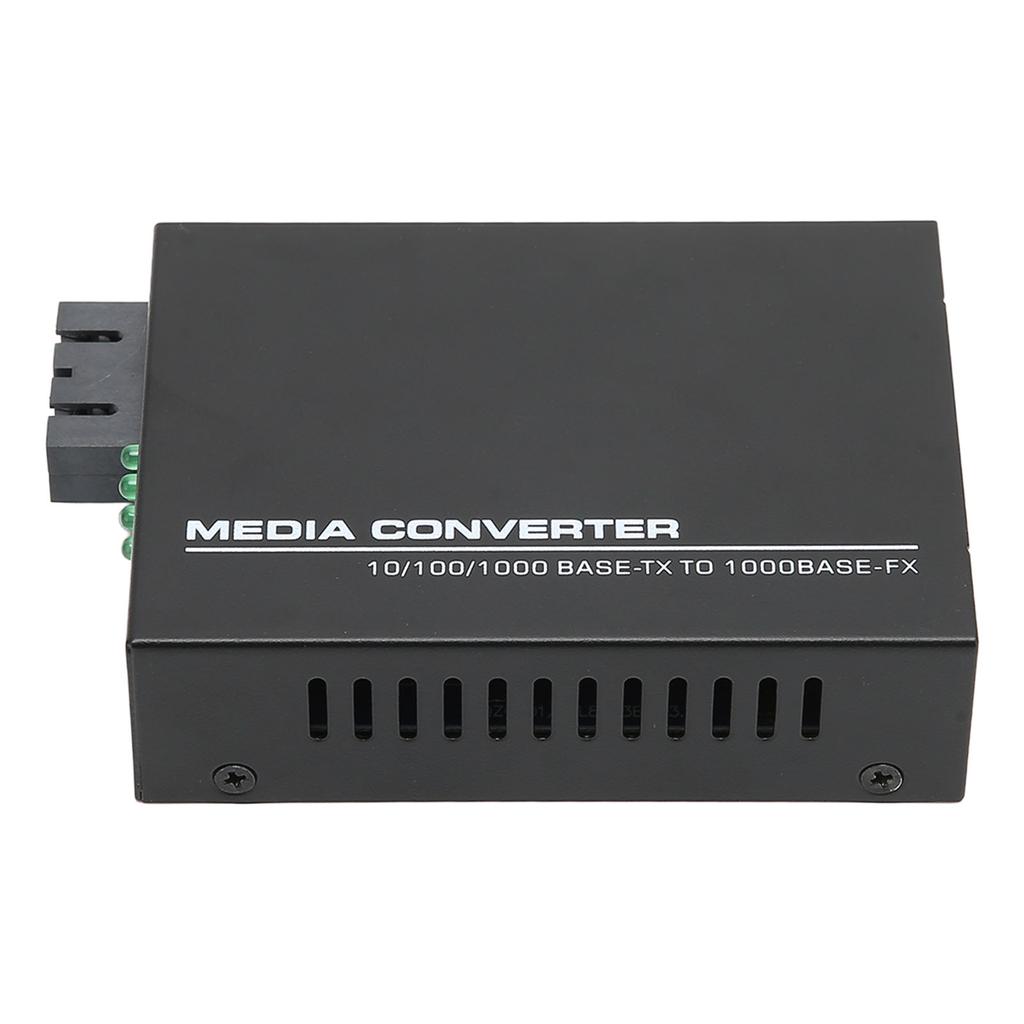 Gigabit Fast Ethernet медиаконвертер одномодовый двойной SC 10 100 1000Base Tx RJ 45 оптоволоконный медиаконвертер